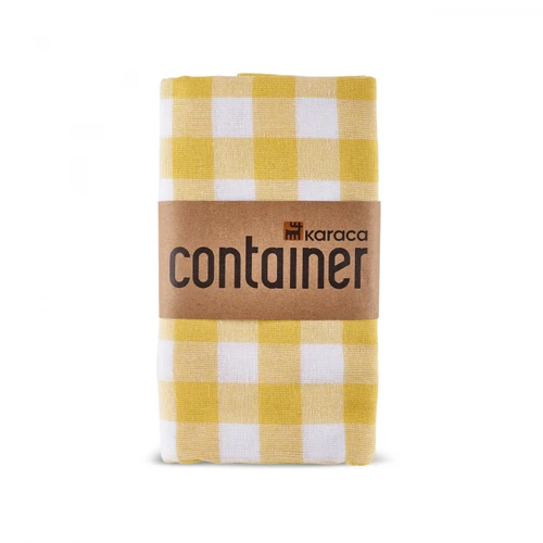 Karaca Container Pötikare Masa Örtüsü 160x160 cm Sarı