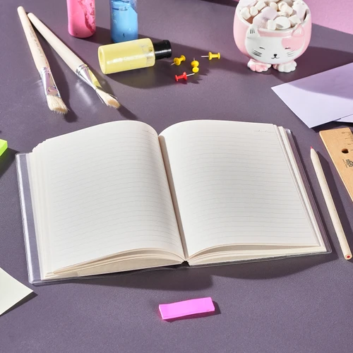Karaca Container Klasik Unicorn Çizgili 64 Yaprak Simli Defter