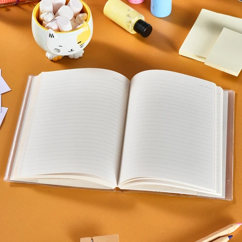 Karaca Container Kedi Çizgili 64 Yaprak Simli Defter
