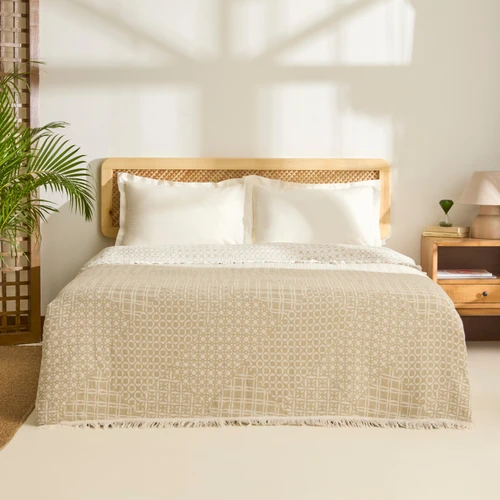 Kaşmir Home Flavo Çift Kişilik Muslin Pike Çağla 