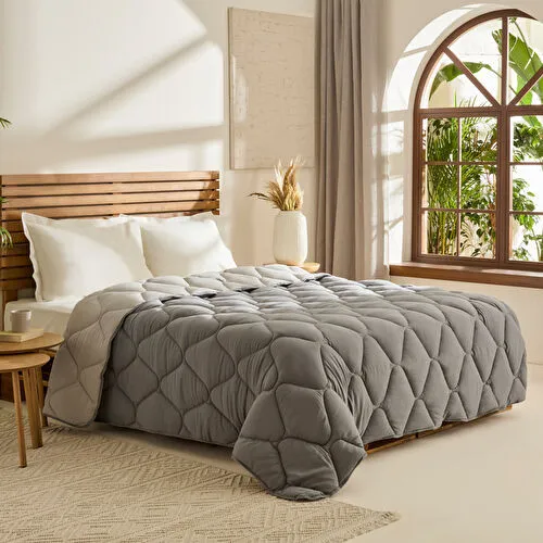 Kaşmir Home Mia Aloevera Tek Kişilik Yorgan Gri