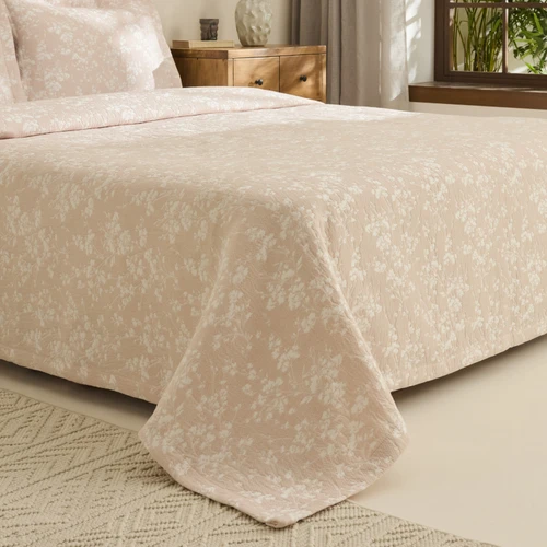 Kaşmir Home Eternal Çift Kişilik Yatak Örtüsü Takımı Rose