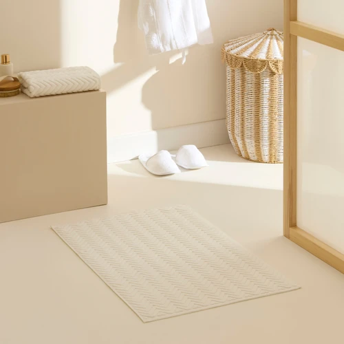 Kaşmir Home Frey Ayak Havlusu 2'li Offwhite