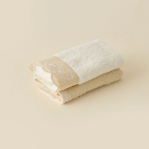 Kaşmir Home Maja 2'li El Havlusu Set Offwhite