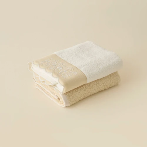 Kaşmir Home Maja 2'li Yüz Havlusu Set Offwhite