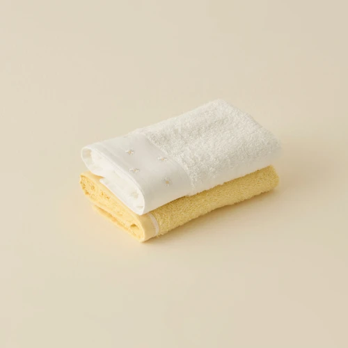 Kaşmir Home Tia 2'li Yüz Havlusu Set Offwhite 