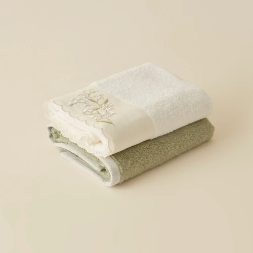 Kaşmir Home Hera 2'li Yüz Havlusu Set Offwhite