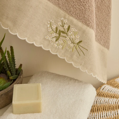 Kaşmir Home Lina 2'li Yüz Havlusu Set Offwhite