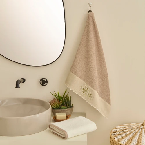 Kaşmir Home Lina 2'li Yüz Havlusu Set Offwhite