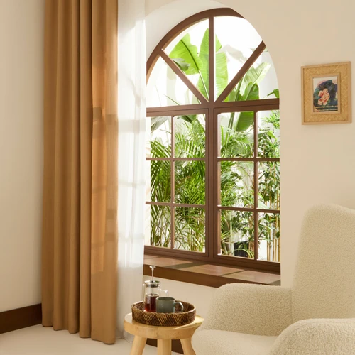 Kaşmir Home Perla Keten Fon Perde Bej 150x270 cm