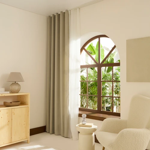 Kaşmir Home Holly Ada Fon Perde Gri 150x270 cm