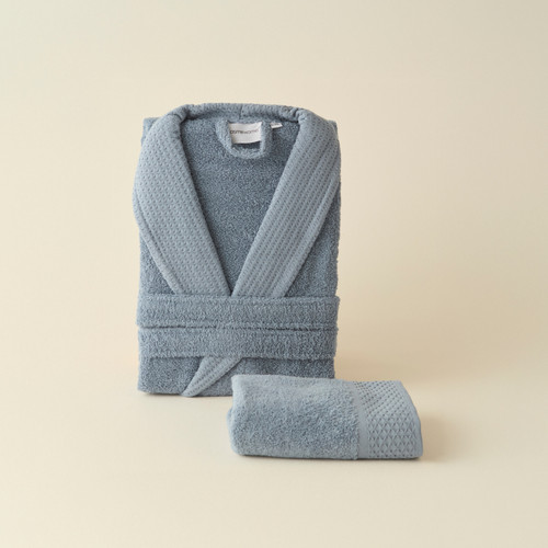 Kaşmir Home Maren Bornoz Set XL-XXL Mavi