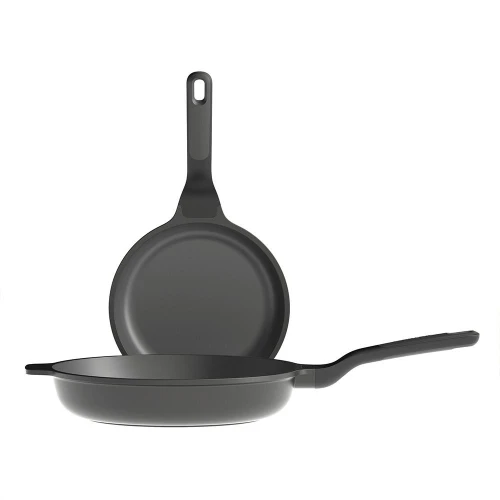 Berghoff Leo Stone Yapışmaz Alüminyum Döküm 2 Li Kızartma Tavası Seti ( 24 Cm+28 Cm)
