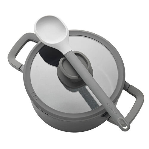 Berghoff Leo Stone Yapışmaz Kapaklı Alüminyum Döküm Derin Tencere 24 Cm Berghoff Leo Stone Yapışmaz Kapaklı Alüminyum Döküm Derin Tencere 24 Cm