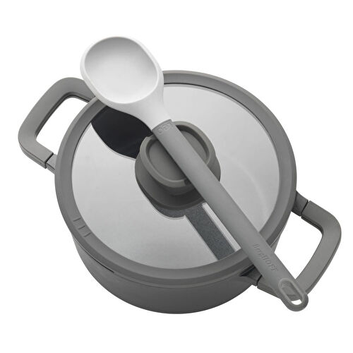 BergHOFF LEO STONE Yapışmaz Kapaklı Alüminyum Döküm Tencere 24 cm BergHOFF LEO STONE Yapışmaz Kapaklı Alüminyum Döküm Tencere 24 cm
