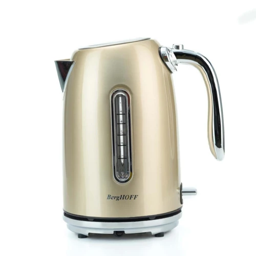 Berghoff Gem Metallic 1.7 Litre Su Isıtıcısı – 2200 W, Paslanmaz Çelik Gövde | Gold