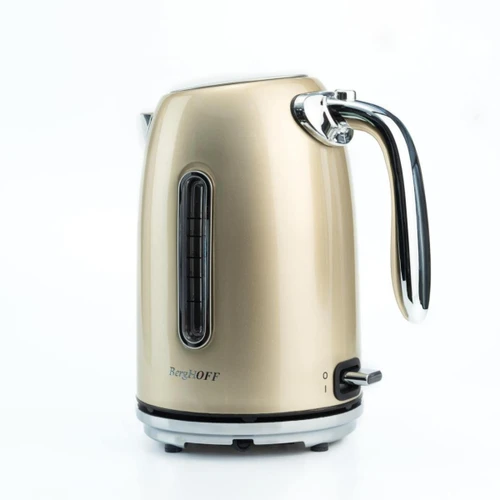 Berghoff Gem Metallic 1.7 Litre Su Isıtıcısı – 2200 W, Paslanmaz Çelik Gövde | Gold