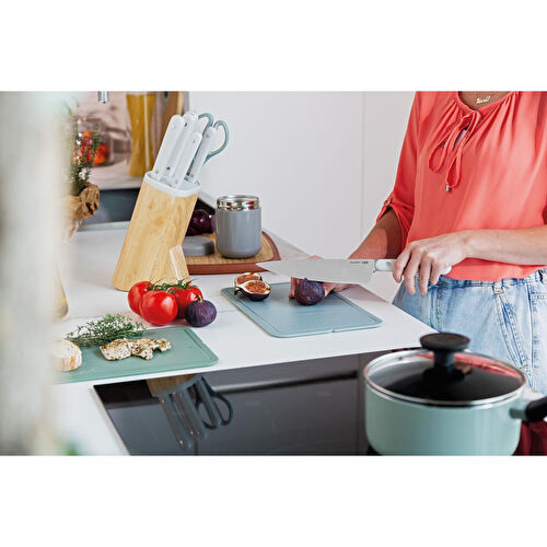 Berghoff Leo 18/10 Paslanmaz Çelik Beyaz Şef Bıçağı 20 Cm Beyaz