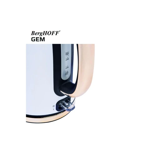 Berghoff Gem Titan 1.7 Litre Parlak Beyaz Gold Su Isıtıcısı