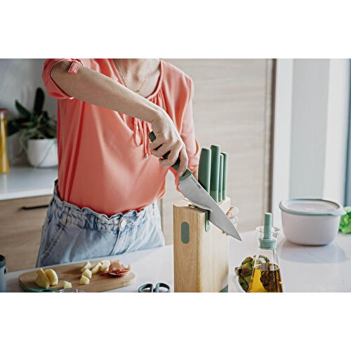 Berghoff Leo 18/10 Paslanmaz Çelik Bıçak Bloğu 6 Parça Seti Berghoff Leo 18/10 Paslanmaz Çelik Bıçak Bloğu 6 Parça Seti