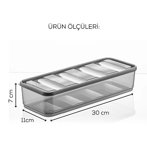 Vienev 2li Bella Buzdolabı Düzenleyici Saklama Kabı 1,65 Litre