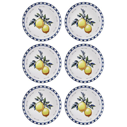 The Mia Odore Di Limone Servis Tabağı 6lı Set 26 Cm Odl004