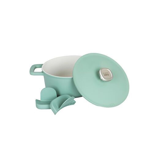 Berghoff Leo Phantom Kapakli Yapişmaz Tencere 24 Cm Forest Green