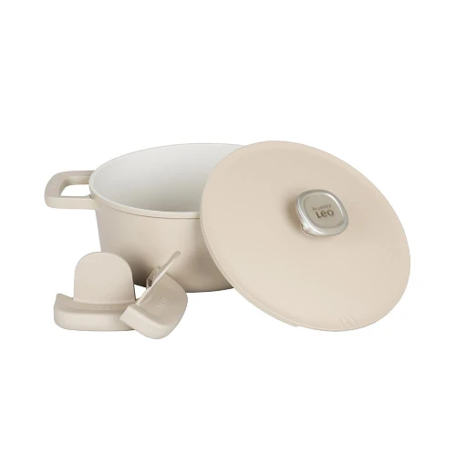 Berghoff Leo Phantom Latte Kapaklı Yapışmaz Tencere 24 Cm