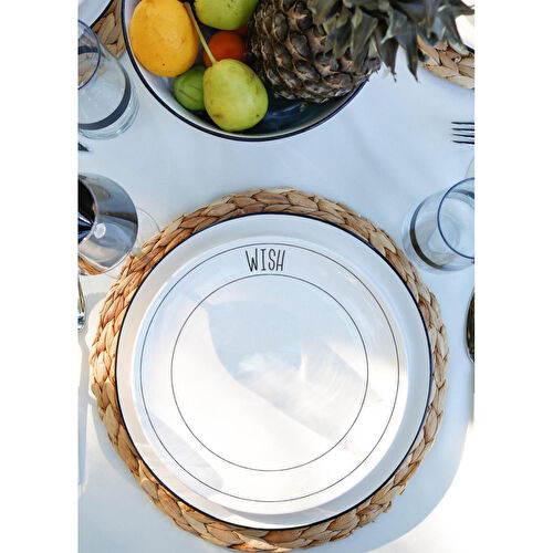 The Mia Daily Tunes Servis Tabağı 6 Lı Set - 26 Cm