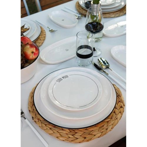 The Mia Daily Tunes Pasta Tabağı 6 Lı Set - 19 Cm