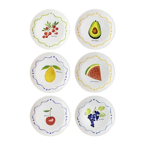 The Mia Furutta Pasta Tabağı 6lı Set 19 Cm