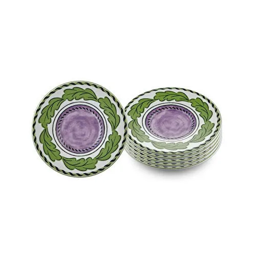 The Mia Provence Lavanta Çay Tabağı 6lı Set 13 Cm The Mia Provence Lavanta Çay Tabağı 6lı Set 13 Cm