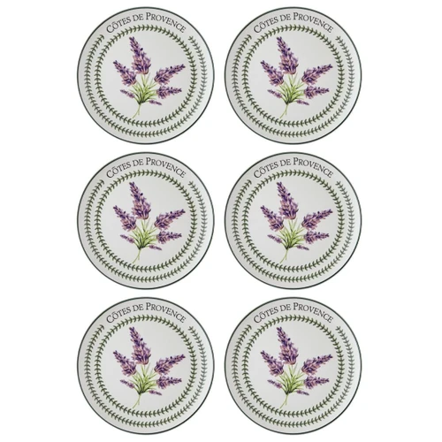 The Mia Provence Lavanta Servis Tabağı 6lı Set 26 Cm Prc04