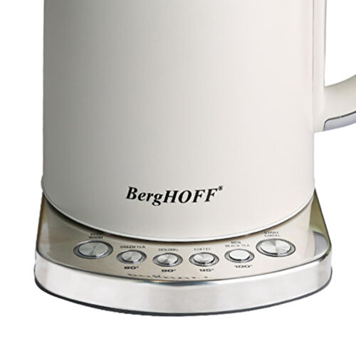 Berghoff Gem Concept 1,7 L Su Isıtıcı – 2400 W, Çoklu Otomatik Sıcaklık Ayarı | Vanilya Krem Berghoff Gem Concept 1,7 L Su Isıtıcı – 2400 W, Çoklu Otomatik Sıcaklık Ayarı | Vanilya Krem