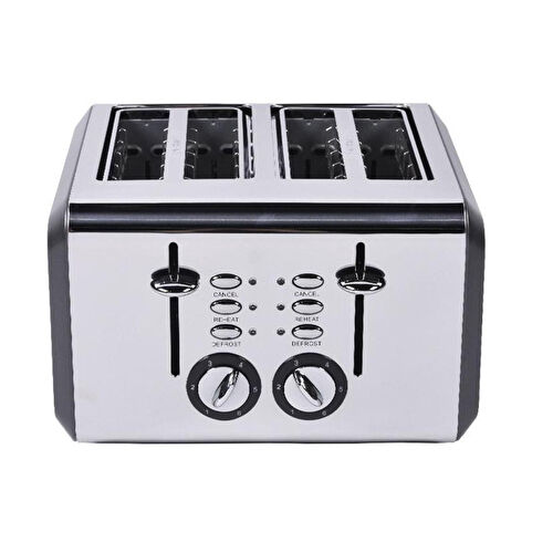 Berghoff Gem Titan 4 Dilim Ekmek Kızartma Makinesi – 1960 W, Paslanmaz Çelik Gövde | Antrasit Gold