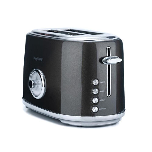 Berghoff Gem Metallic Gri İki Dilim Ekmek Kızartma Makinesi