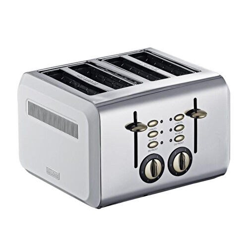 Berghoff Gem Titan Parlak Gümüş Beyaz Dört Dilim Ekmek Kızartma Makinesi
