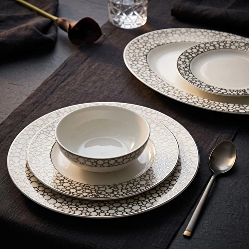 Royal Canterbury Silver Pearl Yemek Takımı 72 Parça