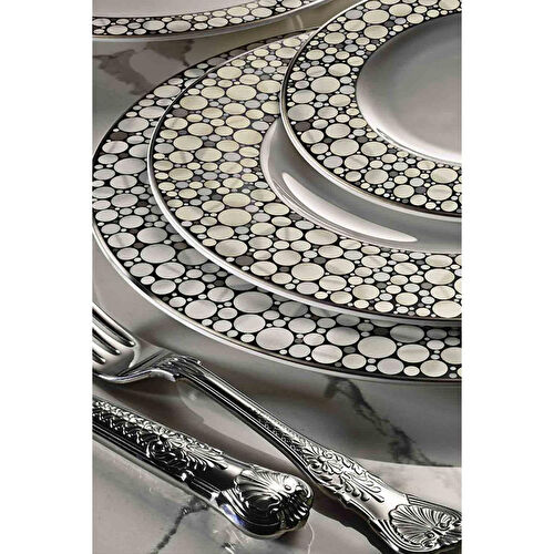Royal Canterbury Silver Pearl Yemek Takımı 72 Parça