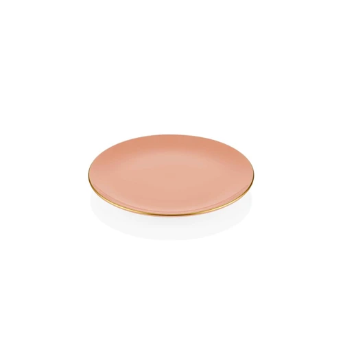 The Mia Basic Pasta Tabağı 6 Lı Set Somon Pembe - 19cm