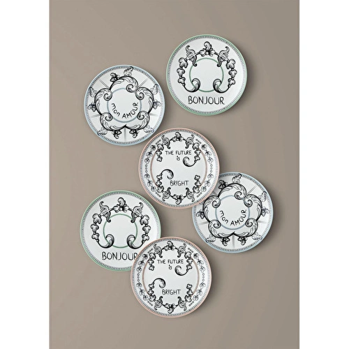 The Mia Bonjour Pasta Tabağı 6 Kişilik