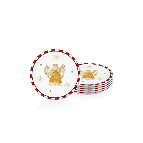 The Mia Globe Pasta Tabağı 6 Lı Set 19 Cm New029