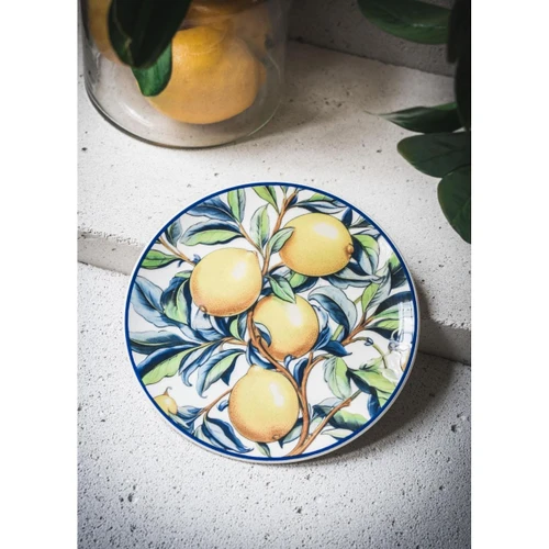 The Mia Odore Di Limone Pasta Tabağı 6lı Set 19 Cm Odl0002