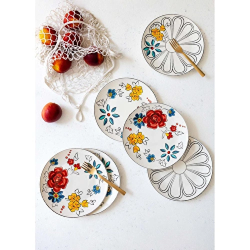 The Mia Fiore Pasta Tabağı 6 Kişilik