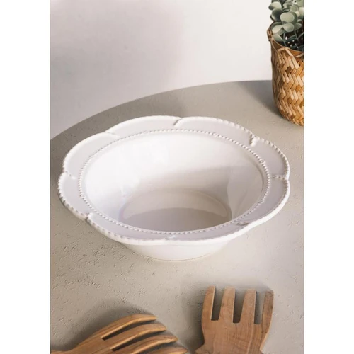 The Mia Grande Salata Kasesi Beyaz 31x9 Cm Grd0015