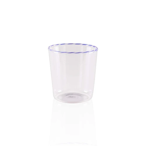The Mia Borosilikat Su Bardağı Mavi 320 Ml Brd0131