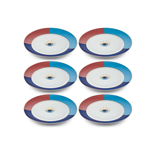 The Mia Eye Servis Tabağı 6 Kişilik