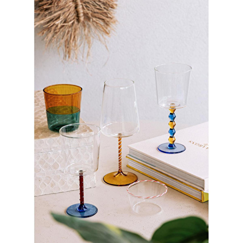The Mia Line Şarap Kadehi Amber 300 Ml