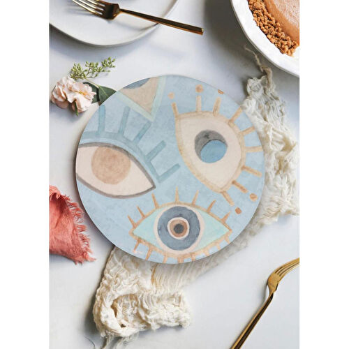 The Mia Amulet Servis Tabağı 6lı Set - 26 Cm