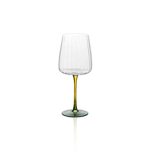 The Mia Şarap Kadehi Sarı Yeşil 500 Ml
